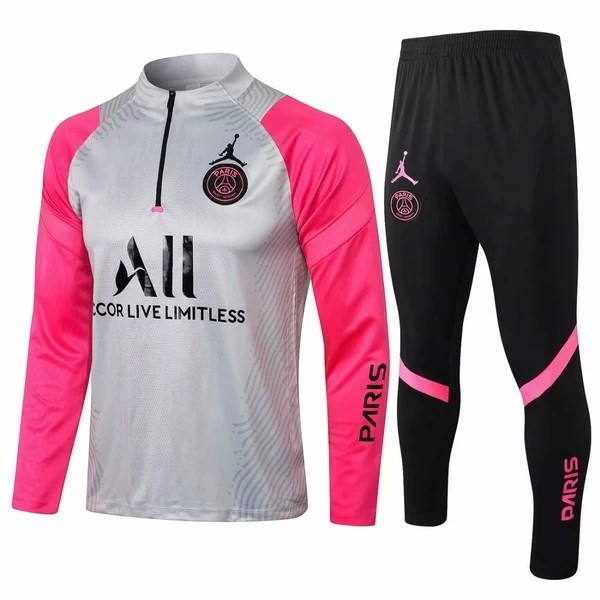 Chandal Paris Saint Germain 2021-22 Gris Rosa Negro